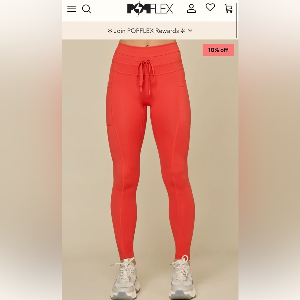 Popflex Cargo Legging with Pockets Cayenne